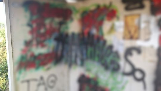 Policja z Liniewa namierzyła młodych grafficiarzy