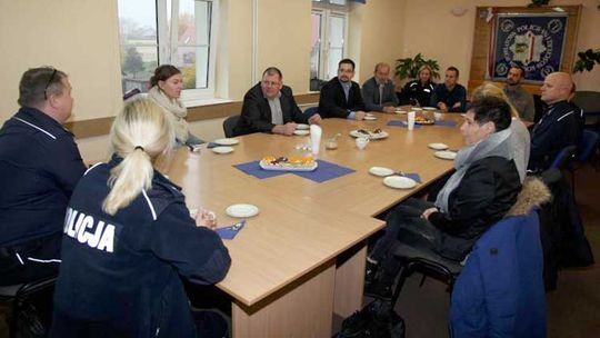 Policjanci z Niemiec z wizytą w kościerskiej komendzie