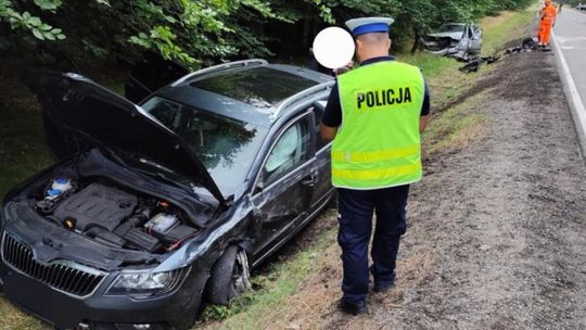 Poważny wypadek pod Kościerzyną – 6 rannych po karambolu na DK20