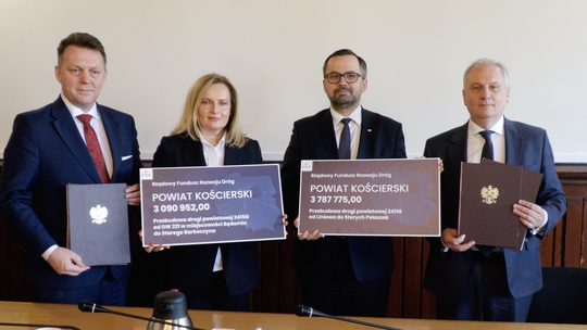 Powiat Kościerski. Są kolejne środki na drogi Powiat Kościerski. Są kolejne środki na drogi