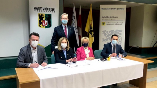 Powiat Kościerski wsparł nowe hospicjum