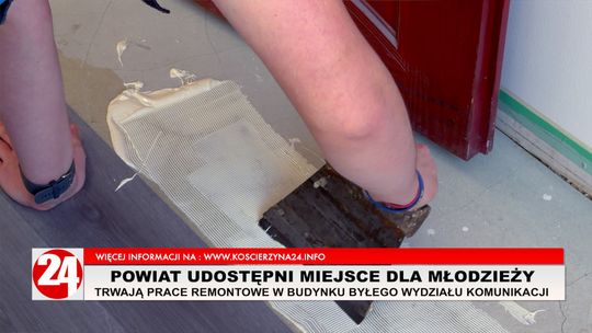 Powiat tworzy przestrzeń dla uczniów. Koniec remontu coraz bliżej