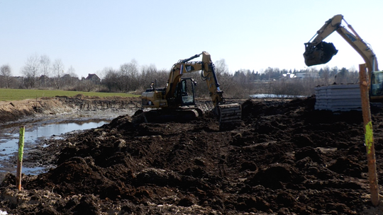Powstaje nowy zbiornik retencyjny. Specjalnie dla oś. Moniuszki