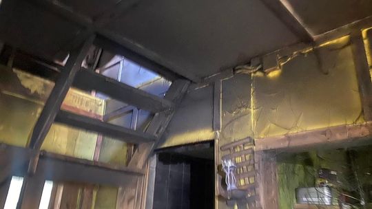 Pożar domku letniskowego w Sycowej Hucie