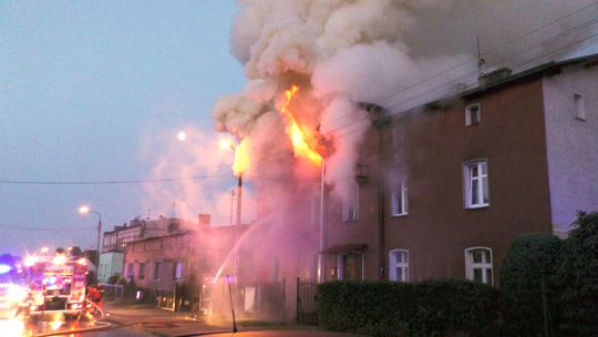 Pożar przy ul. Chojnickiej