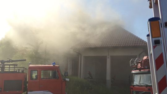 Pożar pustostanu przy Skarszewskiej