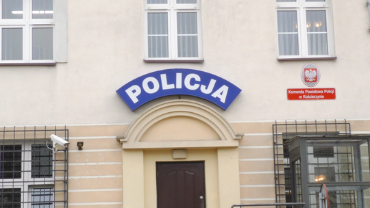 Pożar w kościerskiej komendzie policji