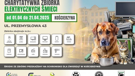 Pozbądź się elektrośmieci i pomóż zwierzakom! Wyjątkowa akcja w Kościerzynie