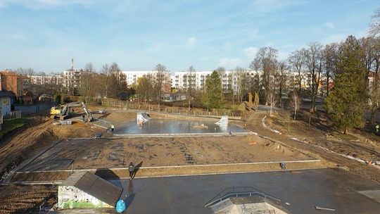 Prace w Parku przy ul. 8 Marca w Kościerzynie nabierają tempa!