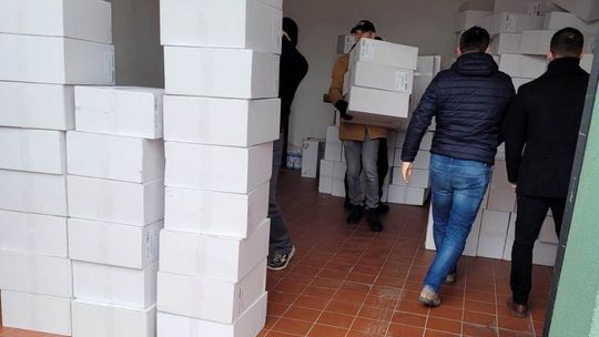 Prawie 100 tys. maseczek trafiło do Kościerzyny