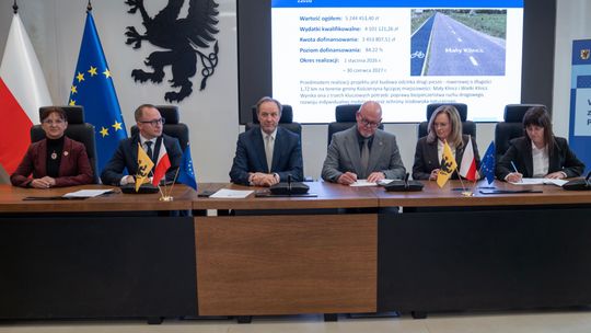 Prawie 40 mln zł na nowe trasy pieszo–rowerowe w powiecie kościerskim