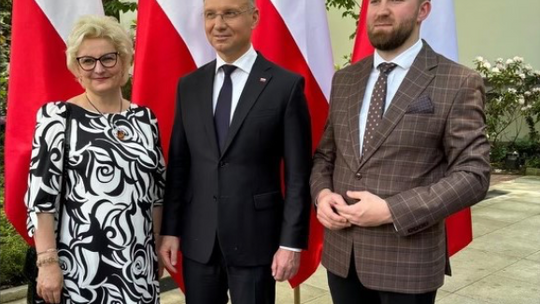 Radni Powiatu Kościerskiego odwiedzili Pałac Prezydencki