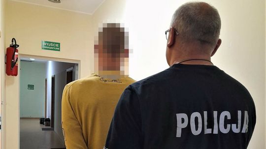 Rowerzysta z narkotykami