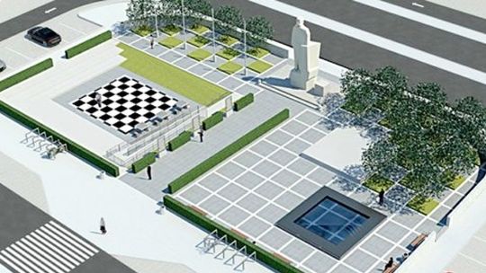 Ruszyły prace wokół pomnika Wybickiego Ruszyły prace wokół pomnika Wybickiego