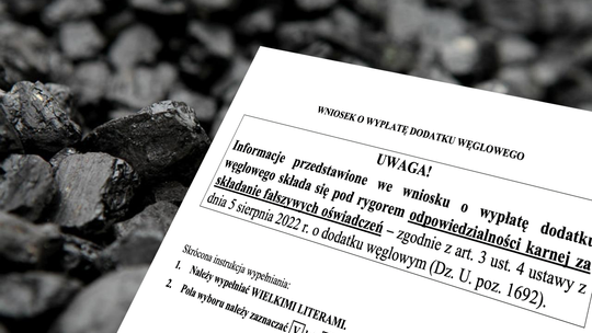 Są wnioski o dopłaty do węgla