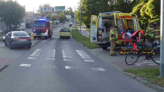 Seat potrącił rowerzystę na pasach