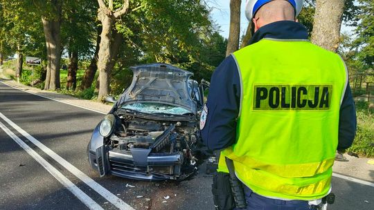 Seria wypadków na drogach powiatu