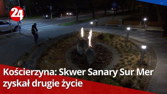 Skwer Sanary Sur Mer odnowiony! Nowa fontanna i nowa przestrzeń