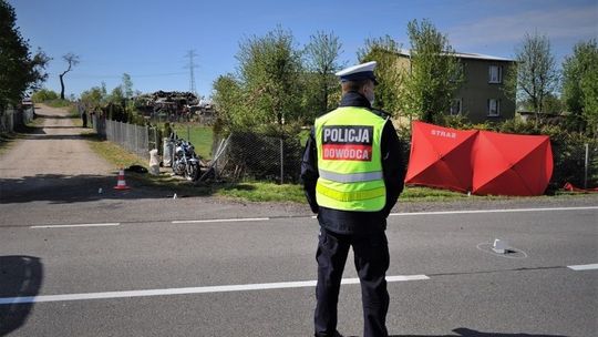 Śmiertelny wypadek z udziałem motocyklisty