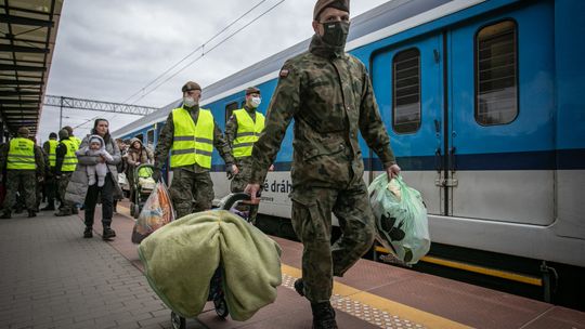 Specjalny pociąg z Pomorza pojechał po uchodźców
