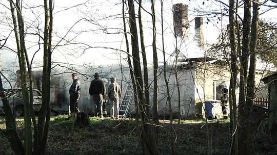 Spłonął dom w Gostomiu