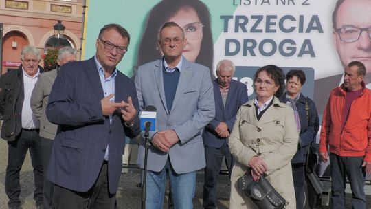 Spotkanie Koalicji PSL-u i Polska 2050 na Kościerskim Rynku