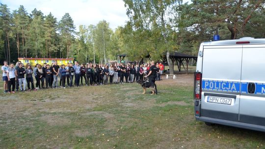 Spotkanie z przyszłymi policjantami