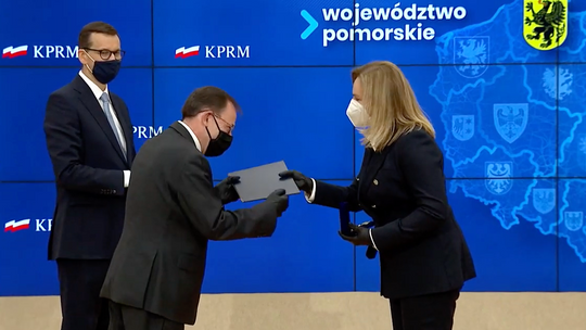 Starosta Kościerski odznaczona przez premiera Starosta Kościerski odznaczona przez premiera