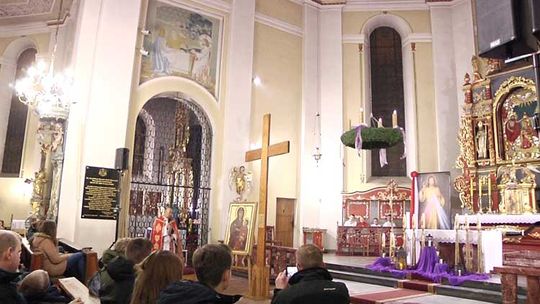 Symbole Światowych Dni Młodzieży w Kościerzynie