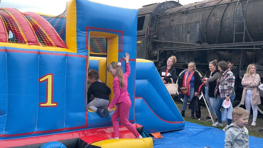 Tłumy w muzeum kolejnictwa