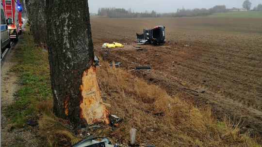 Tragiczny wypadek w Dębogórach