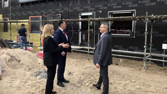 Trwają prace przy budowie Budynku Usług Turystycznych w PCM Garczyn Trwają prace przy budowie Budynku Usług Turystycznych w PCM Garczyn