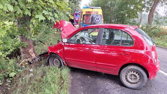 Trzy wypadki drogowe w powiecie kościerskim
