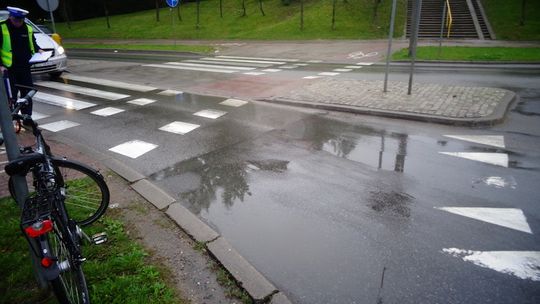 Trzy wypadki z udziałem rowerzystów