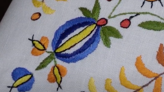 Uczyli haftować w Kłobuczynie