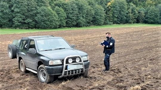 Ukradł, zmienił tablice i porzucił. Już siedzi w areszcie