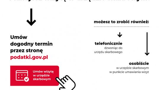 Usługa „Umów wizytę w urzędzie skarbowym” podczas kampanii PIT