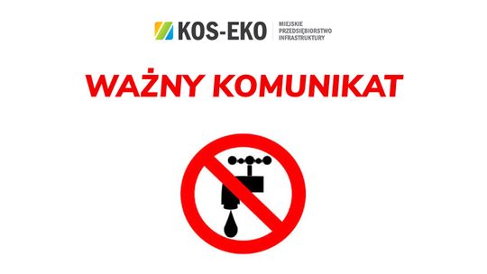 Uwaga! Będzie przerwa w dostawie ciepłej wody
