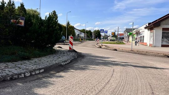 W Kościerzynie zmienia się organizacja ruchu – rozpoczęto frezowanie nawierzchni trzech ulic