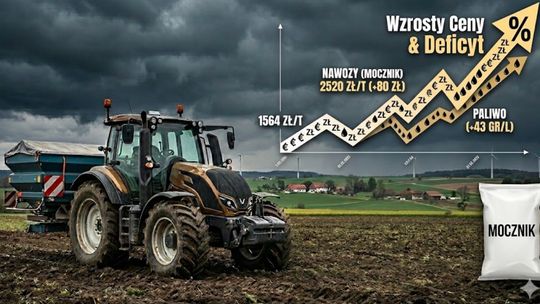 Wojna uderza w polskie rolnictwo. Cena paliwa rośnie i są braki nawozów Wojna uderza w polskie rolnictwo. Cena paliwa rośnie i są braki nawozów