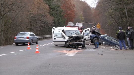 Wypadek na trasie do Łubiany