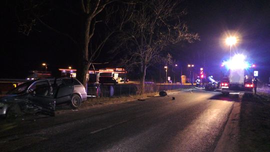 Wypadek na trasie do Skorzewa