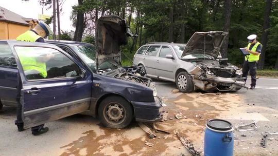 Wypadek na trasie Łubiana-Korne