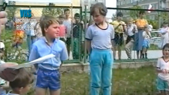 Z archiwum TV. Wyścig rowerowy w Kościerzynie. 1993 rok