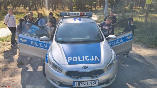 Zabawa i nauka na grze miejskiej Łubiana–Garczyn. Policja uczyła, jak unikać zagrożeń