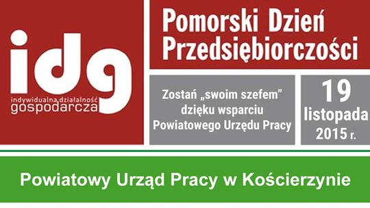 Zapraszamy na Pomorski Dzień Przedsiębiorczości!