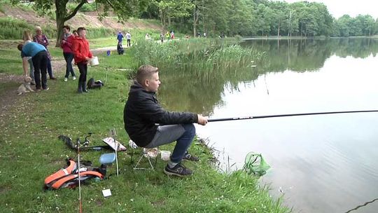 Zawody wędkarskie nad Kaplicznym