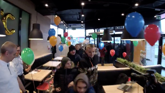 Zobacz jak wyglądało otwarcie KFC w Kościerzynie