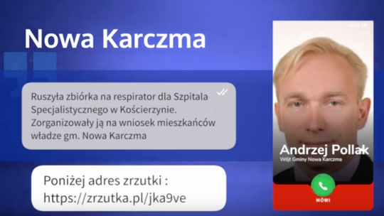 Zrzutka na respirator dla szpitala