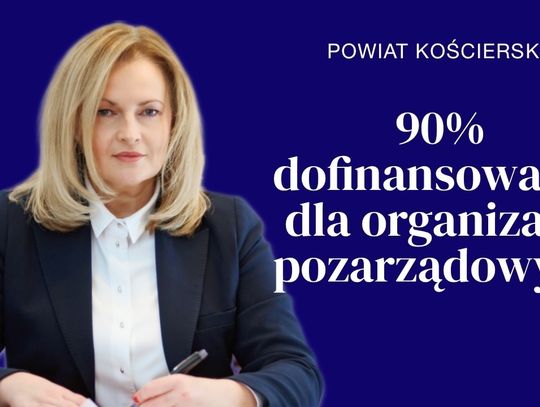 90% dofinansowania dla organizacji pozarządowych